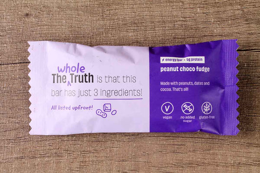 The Whole Truth Peanut Choco Fudge Bar 40 Gm