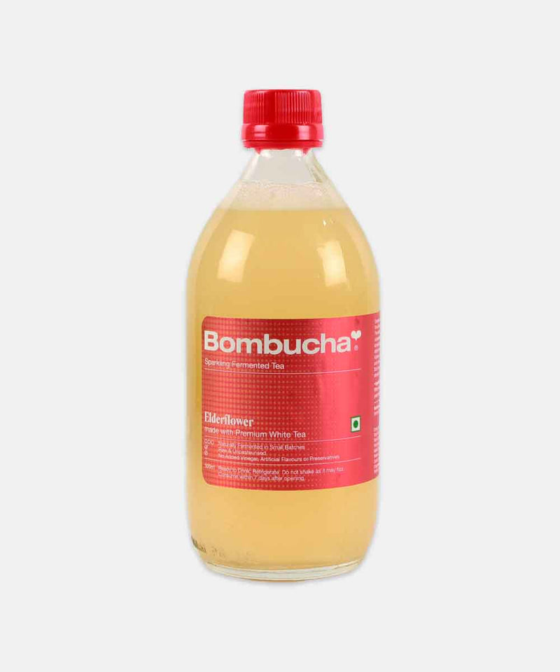 BOMBUCHA ELDERFLOWER MADE WITH PREMIUM WHITE TEA 500 ML