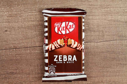 Nestle Kitkat Zebra Dark & White Imported Chocolate 41.5 Gm