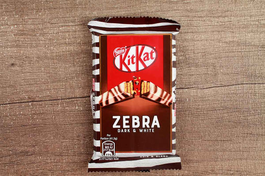 Nestle Kitkat Zebra Dark & White Imported Chocolate 41.5 Gm