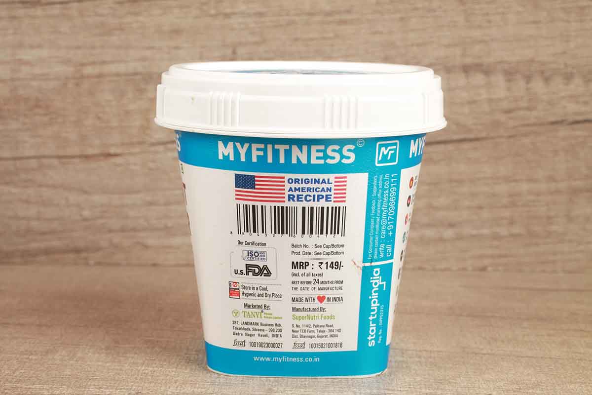 Myfitness Original Peanut Butter Smooth 227 Gm
