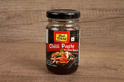 Real Thai Chilli Paste With Soya Bean Oil 114 Gm