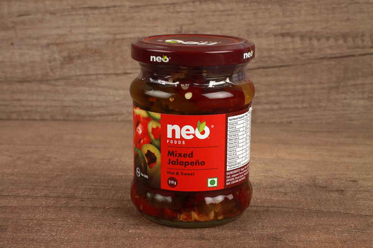 Neo Foods Mixed Jalapeno Hot & Sweet 210 Gm