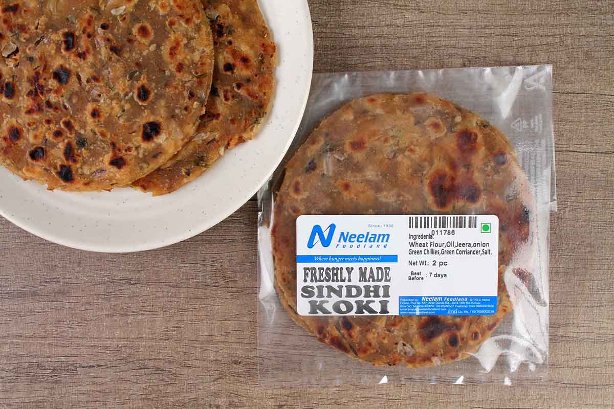 Freshly Made Sindhi Koki 2 Pc