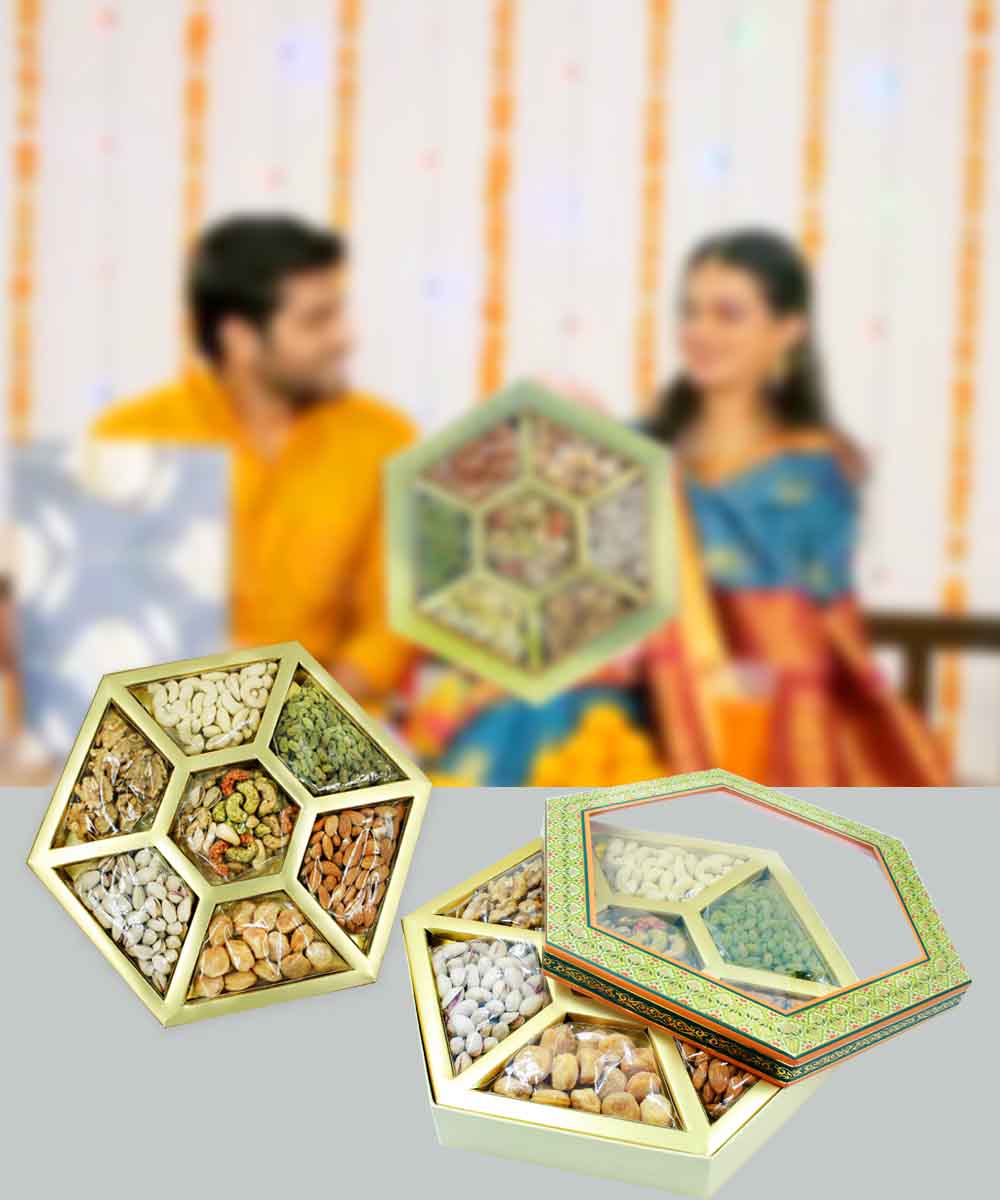 Royal golden dry fruit Box