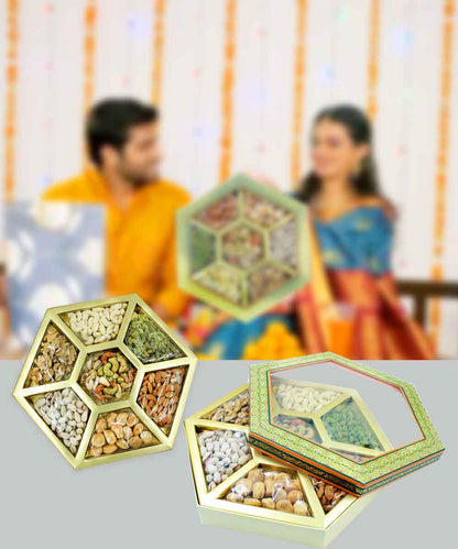 Royal golden dry fruit Box