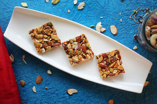 Stevia Kaju Badam Pista Chikki Sweet 250 Gm