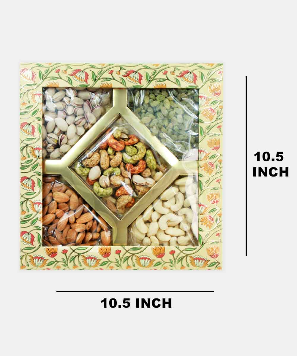 Royal Treat Dry Fruit Box- Ivory