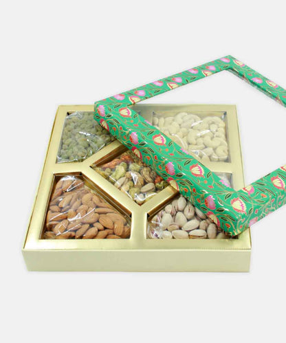 Royal Treat Dry Fruit Box - Emerald