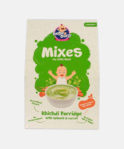 BEBE BURB MIXES FOR LITTLE ONES KHICHDI PORRIDGE WITH SPINACH AND CARROT 200