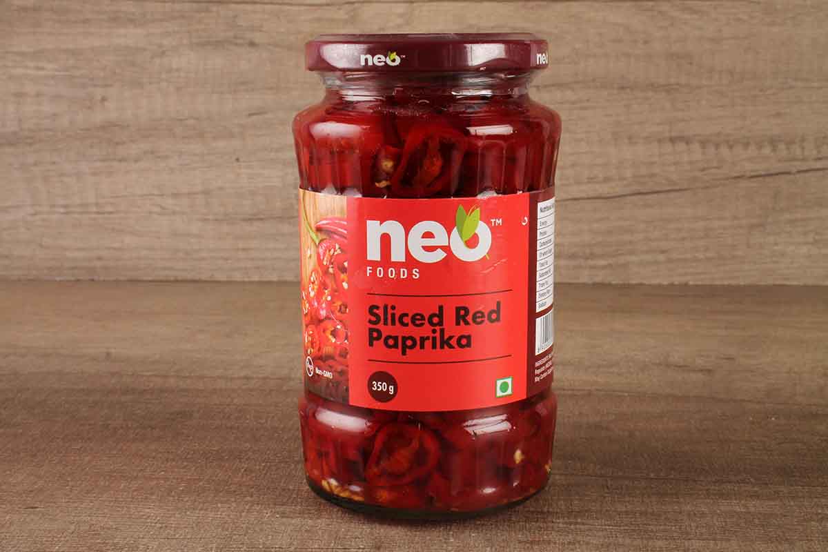Neo Foods Sliced Red Paprika 350 Gm