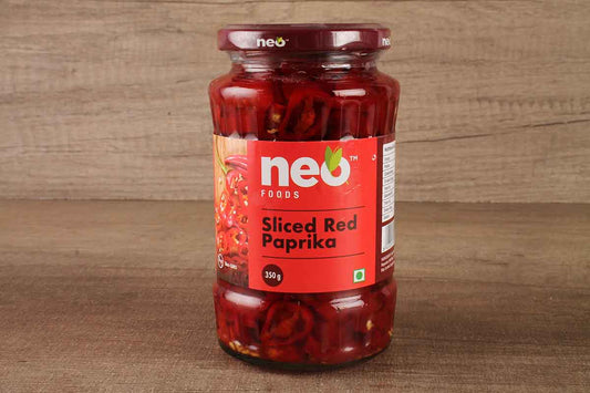 Neo Foods Sliced Red Paprika 350 Gm