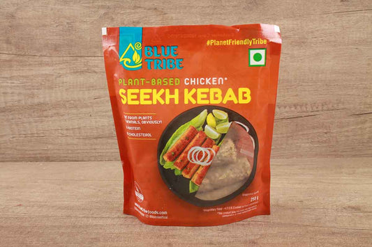Blue Tribe Seekh Kebab Plant Based Chicken 250 Gm