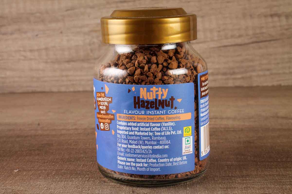Beanies Nutty Hazelnut Instant Coffee 50 Gm