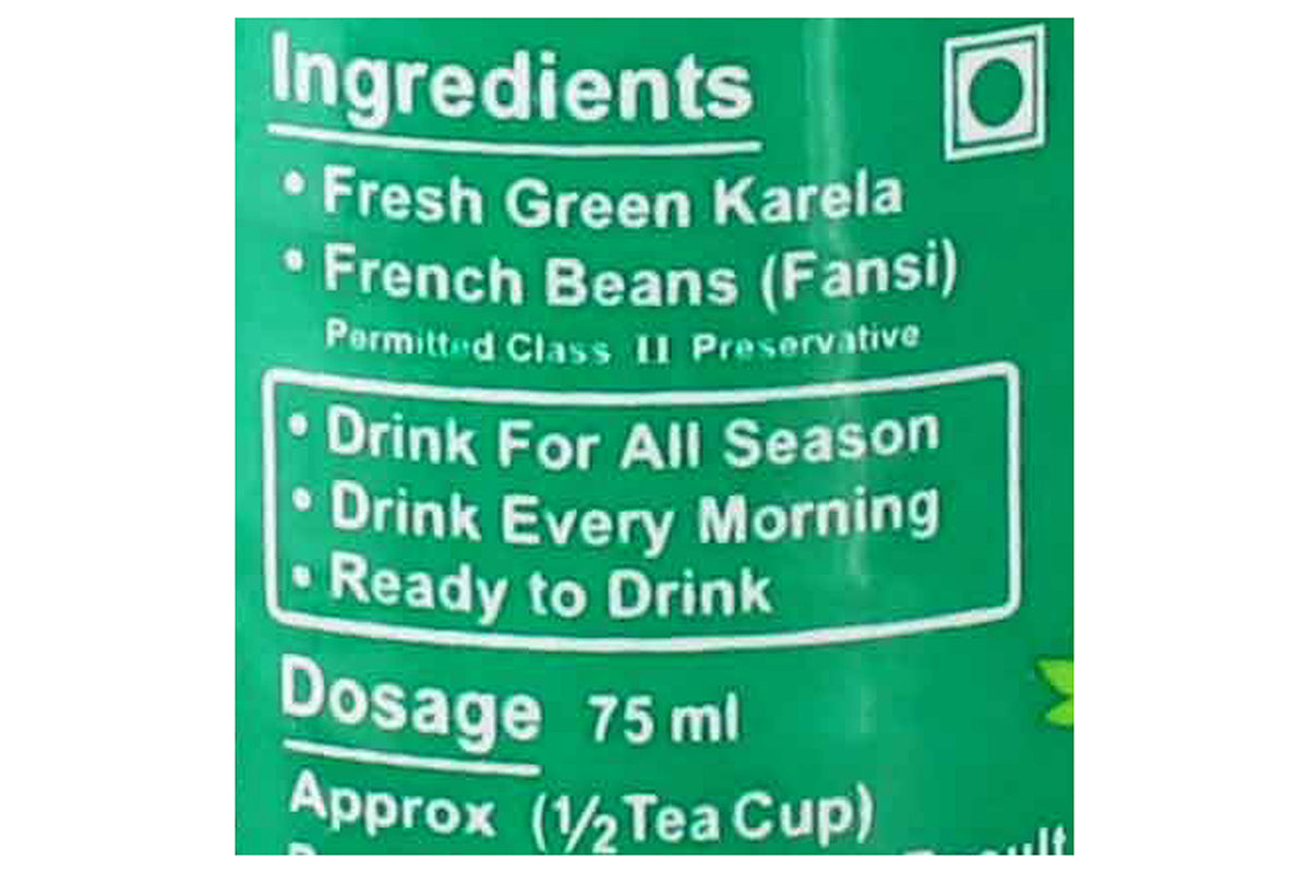 Pure Karela Juice No Sugar Natural 1 Ltr