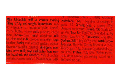 Lindt Lindor Swiss Milk Chocolate 37.5 Gm