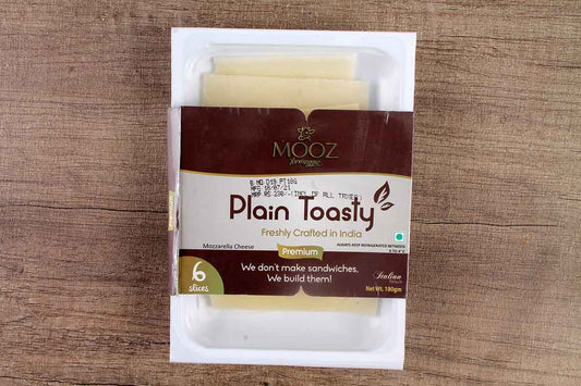 Mooz Plain Toasty Cheese 6 Slice 180 Gm