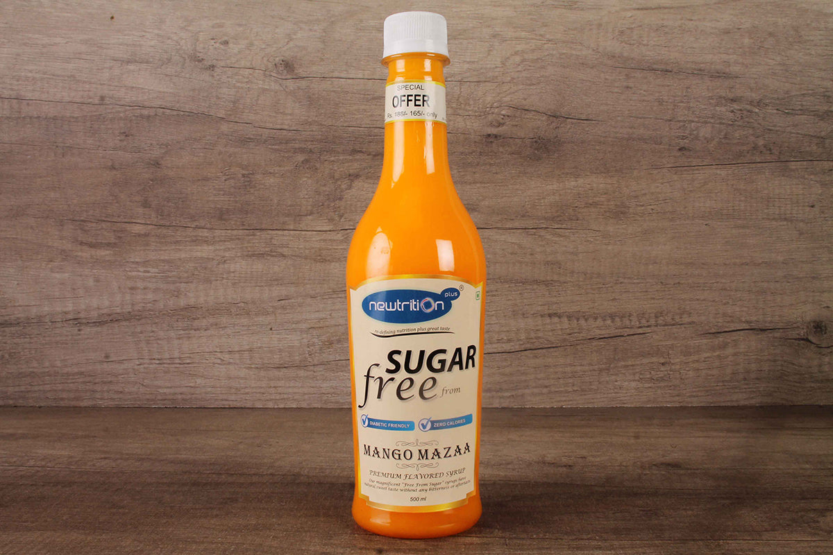 Newtrition Mango Mazaa Sugar Free Syrup 500 Ml