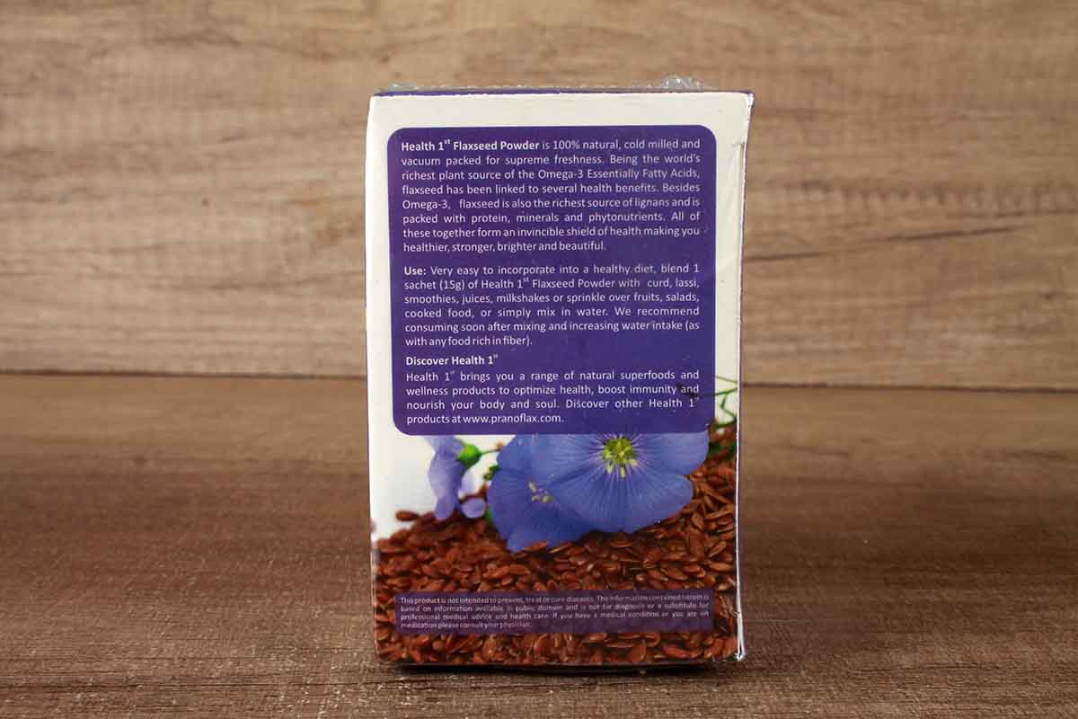 Health Cold Milled Flaxseed Powder 150 Gm 10 Pc