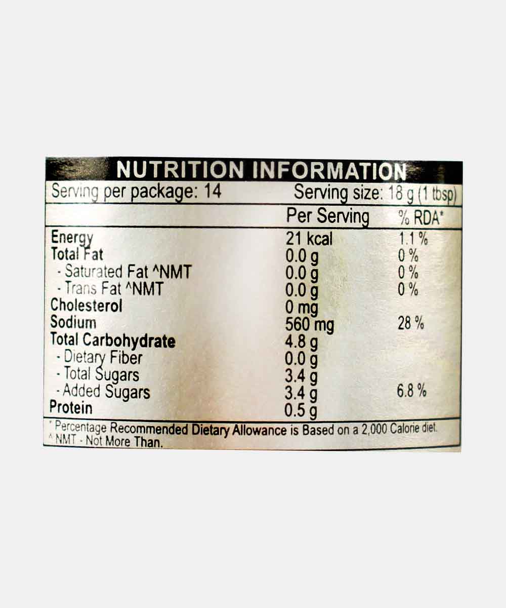 Ongs Oyster Sauce 255 Gm