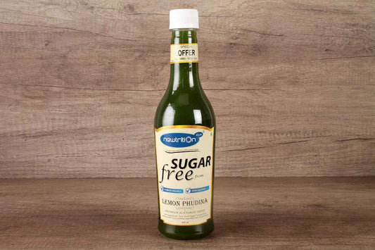 Newtrition Lemon Pudina Sugar Free Syrup 500 Ml