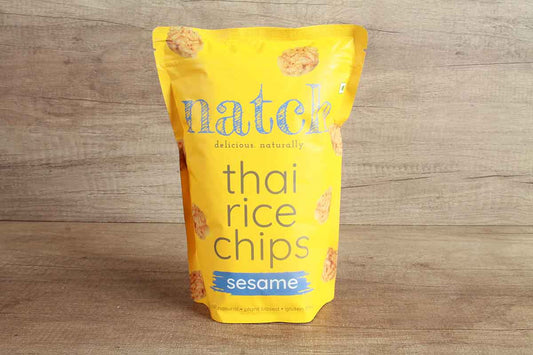 Natch Sesame Thai Rice Chips 100 Gm