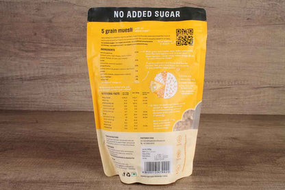 The Whole Truth 5 Grain No Added Sugar Muesli 350 Gm
