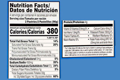 Pop Tarts Frosted Chocolate Chips Cookie Dough 384 Gm
