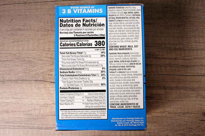 Kelloggs Pop Tarts Frosted Chocolate Chips Cookie 384 Gm