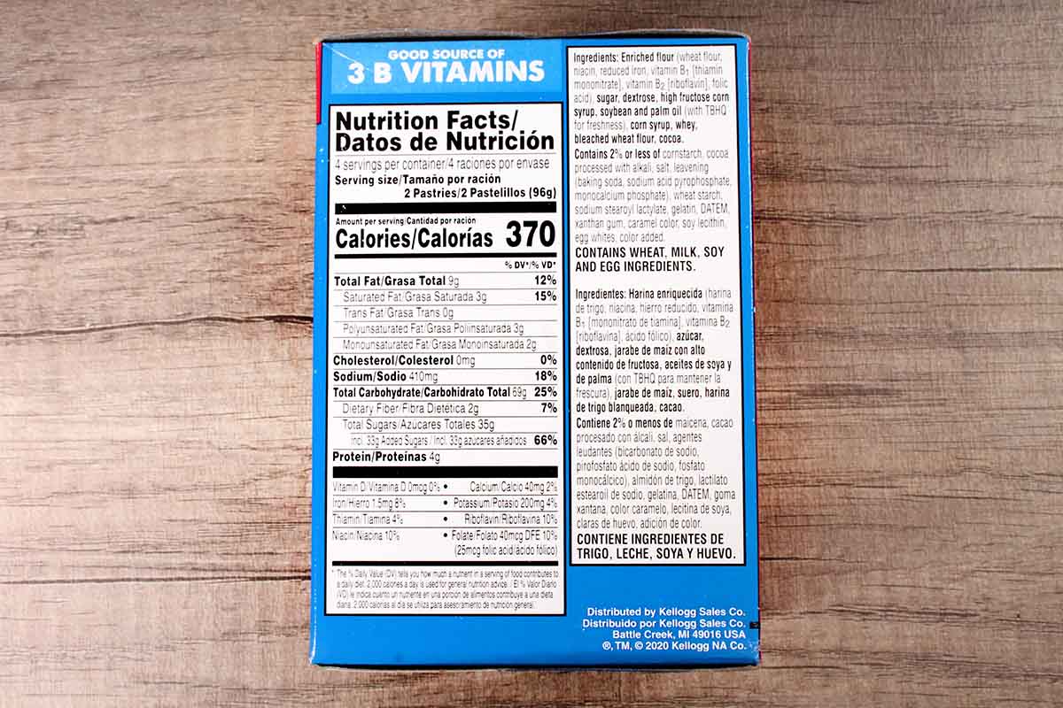 Kellogg'S Pop Tarts Frosted Chocolate Fudge 416 Gm