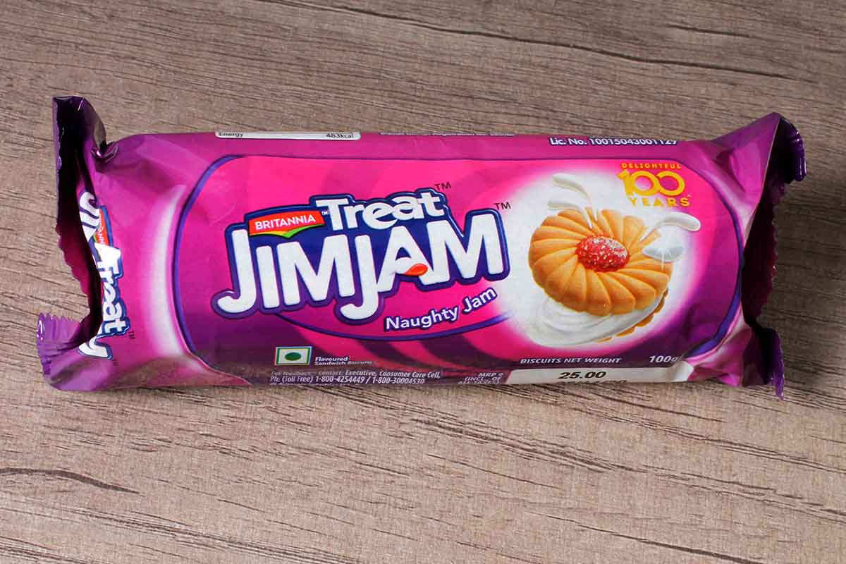 Britannia Jim Jam Biscuits 92 Gm