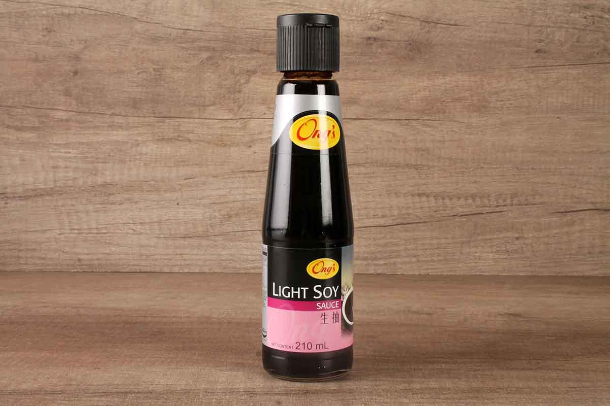 Ongs Light Soy Sauce 210 Ml