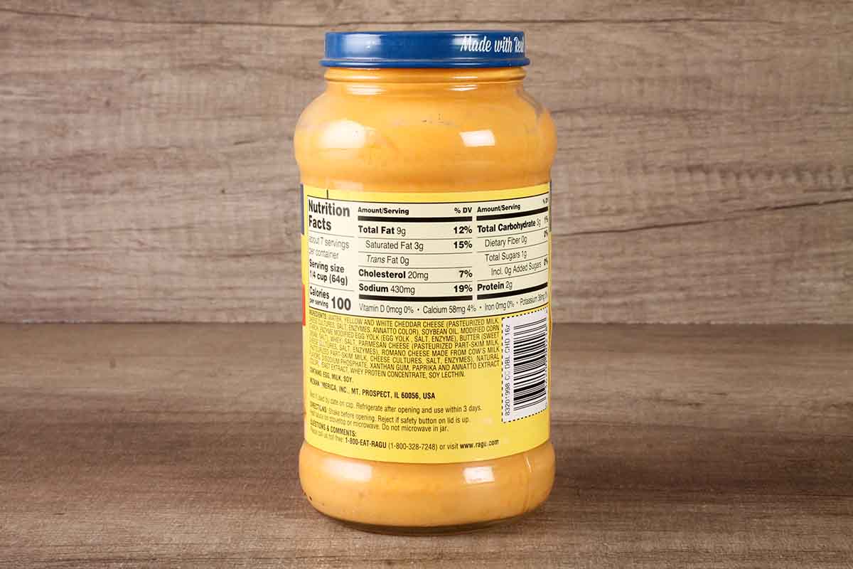 Ragu Double Cheddar Sauce 453 Gm