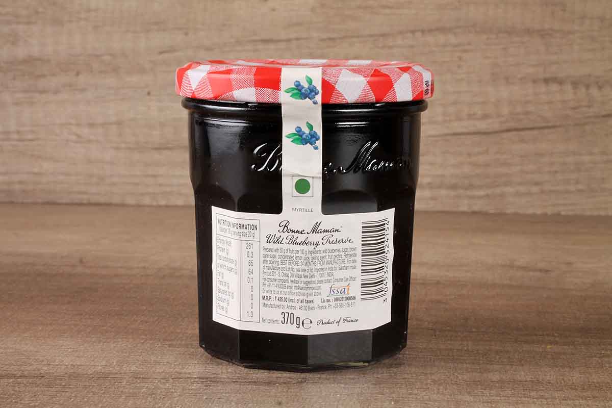 Bonne Maman Wild Blueberry Preseve Jam 370 Gm