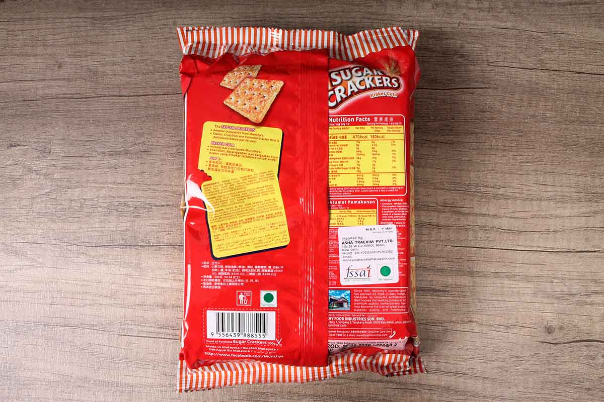 Munchys Sugar Crackers Kraker Gula 300 Gm