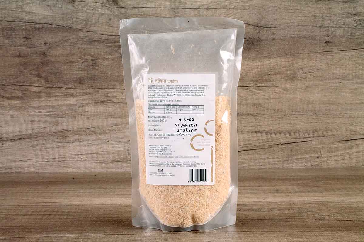 Conscious Food Split Wheat Dalia 200 Gm