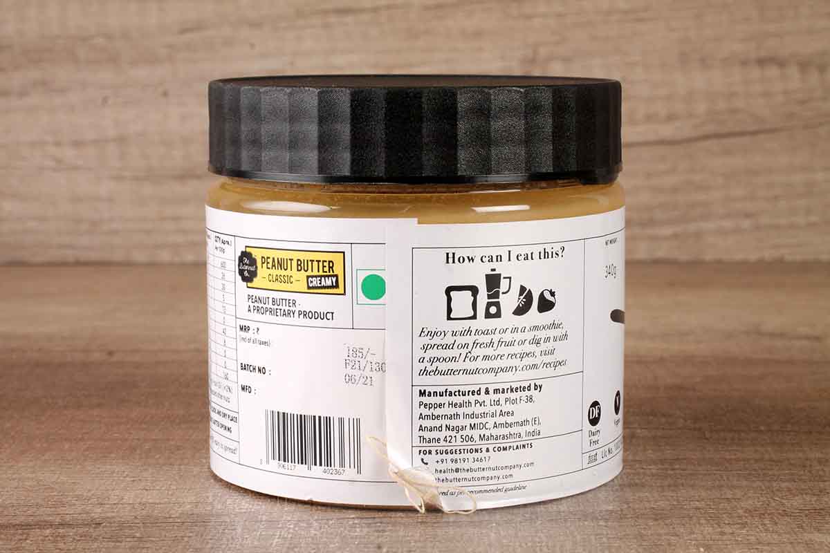 The Butternut Co.Peanut Butter Jaggery Creamy 340 Gm