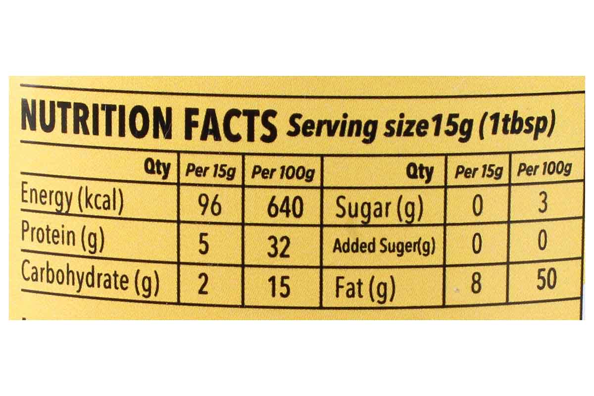 The Butternut Co.Peanut Butter Unsweetened Creamy 340 Gm