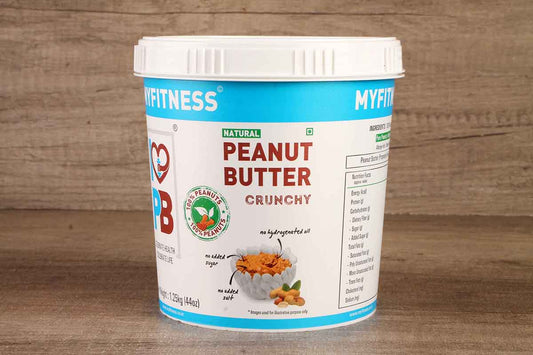 Myfitness Natural Peanut Butter Crunchy 1.25 Kg