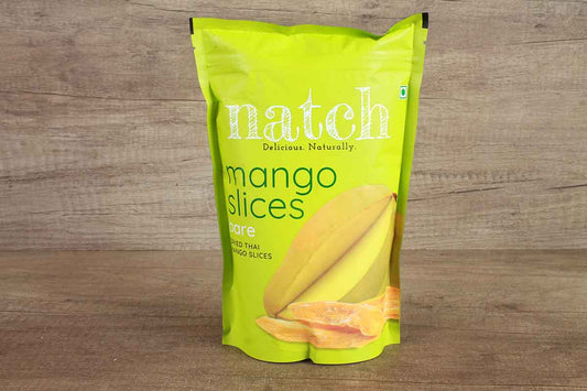 Natch Dried Thai Mango Slices Bare 150 Gm