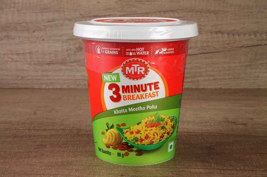 Mtr 3 Minute Breakfast Khatta Meetha Poha 80 Gm