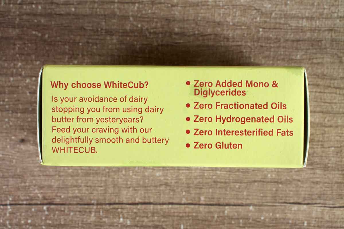 White Cub Vegan Buttery Smooth & Creamy White & Unsalted 200 Gm
