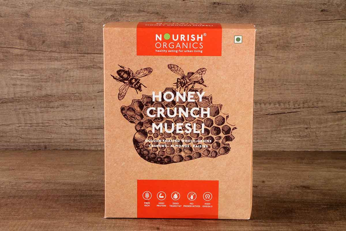 Nourish Organics Honey Crunch Muesli 300 Gm