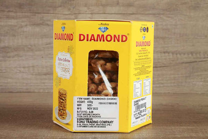 Diamond Peanut Round Chikki 400 Gm