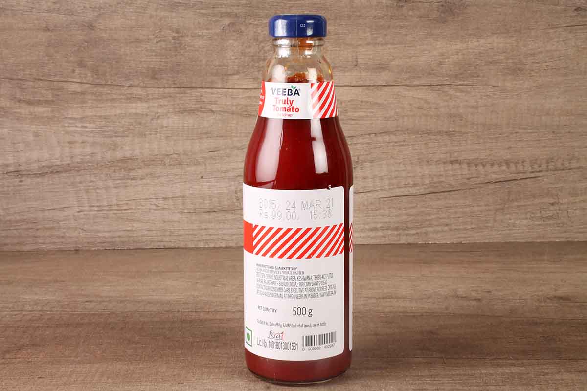 Veeba Truly Tomato Ketchup 500 Gm