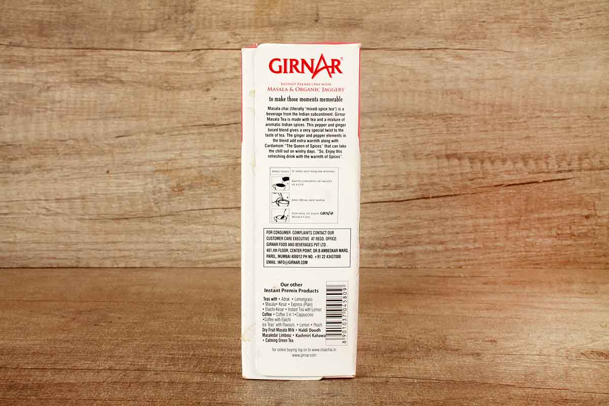 Girnar Masala Premix Organic Jaggery Chai 140 Gm