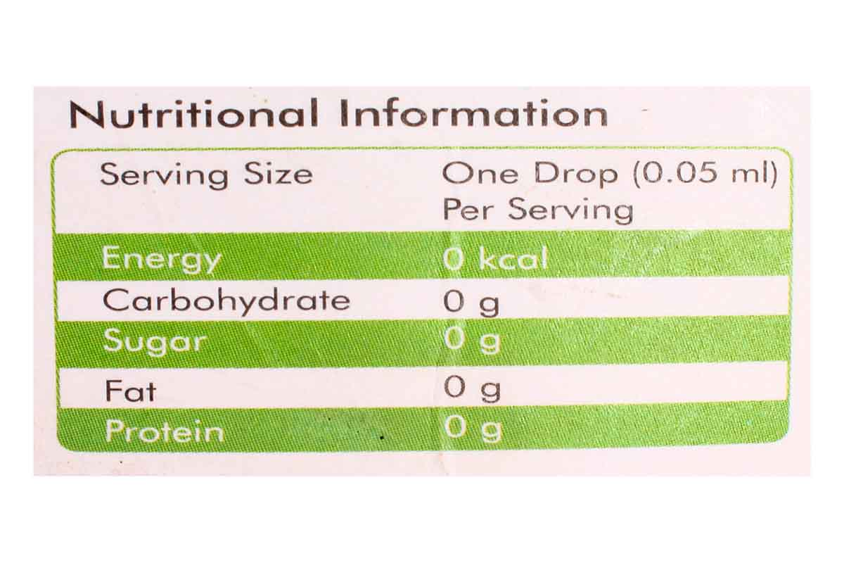 Zevic Zero Calorie Liquid Stevia Drops 15 Ml