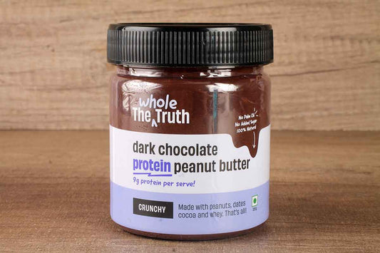The Whole Truth Dark Chocolate Protein Peanut Butter Crunchy 325 Gm