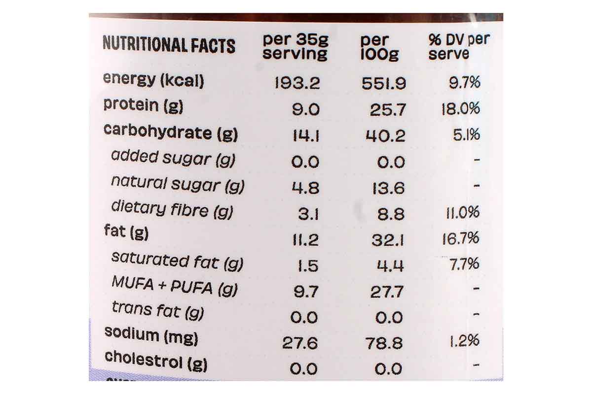 The Whole Truth Dark Chocolate Protein Peanut Butter Crunchy 325 Gm