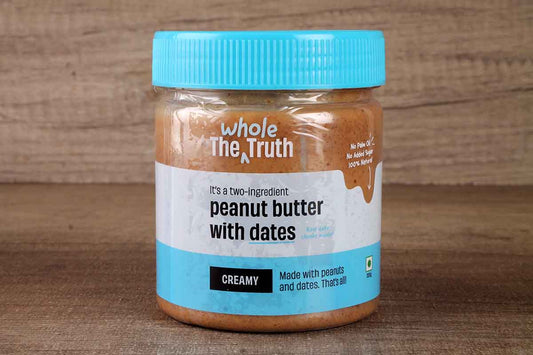 The Whole Truth Peanut Butter With Dates Creamy 325 Gm